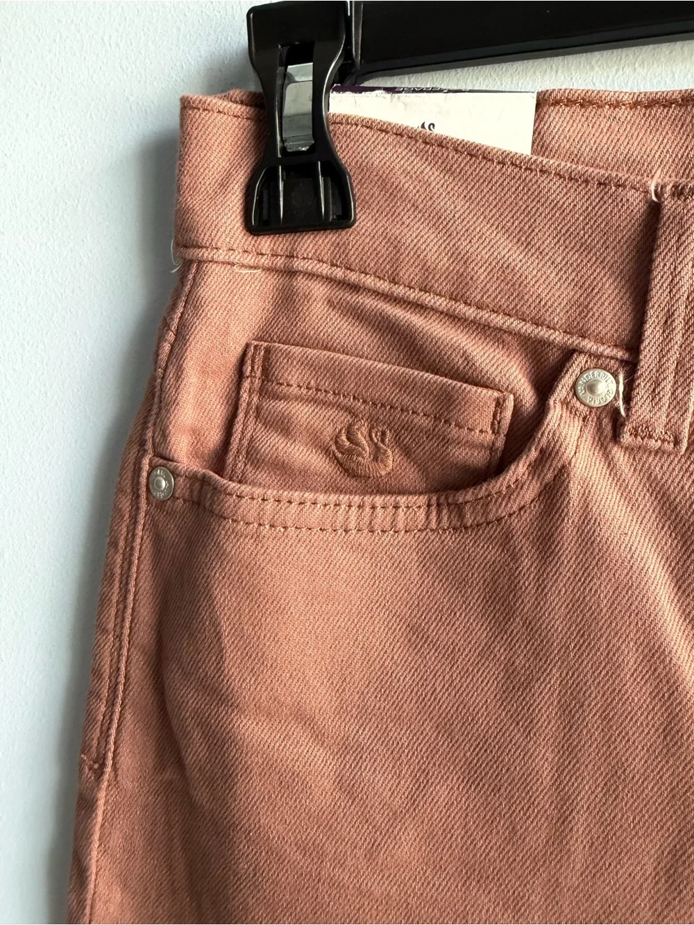 Gloria Vanderbilt Womens Cocoa Tan Amanda Classic Straight Slimming Jeans Size 8